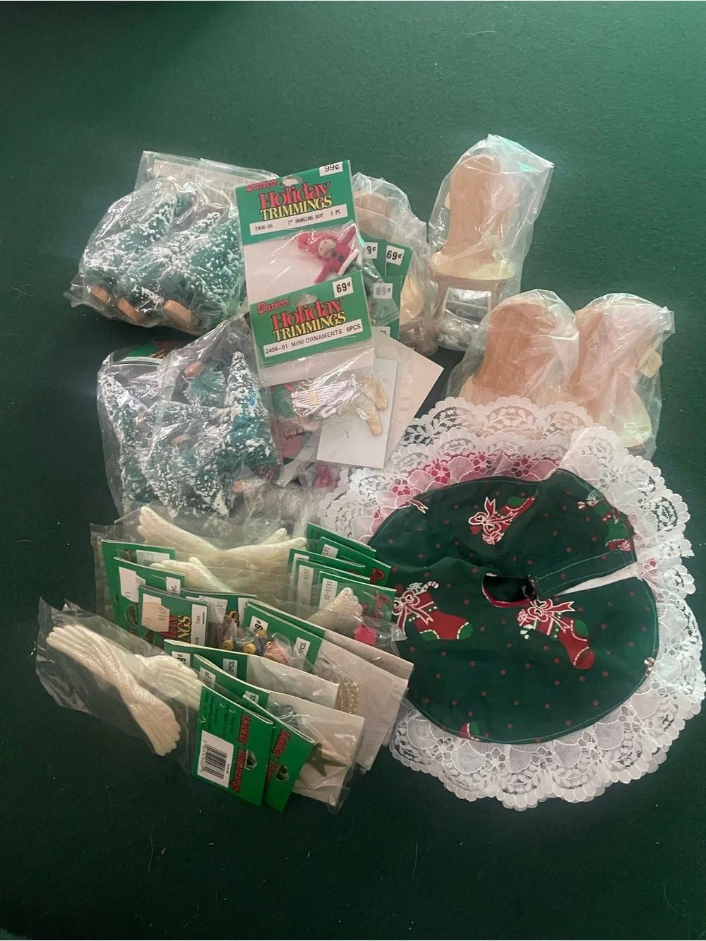 Grab Bag Vintage Christmas Craft Display Items